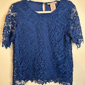 Philosophy Lace Top Sz. L NWOT